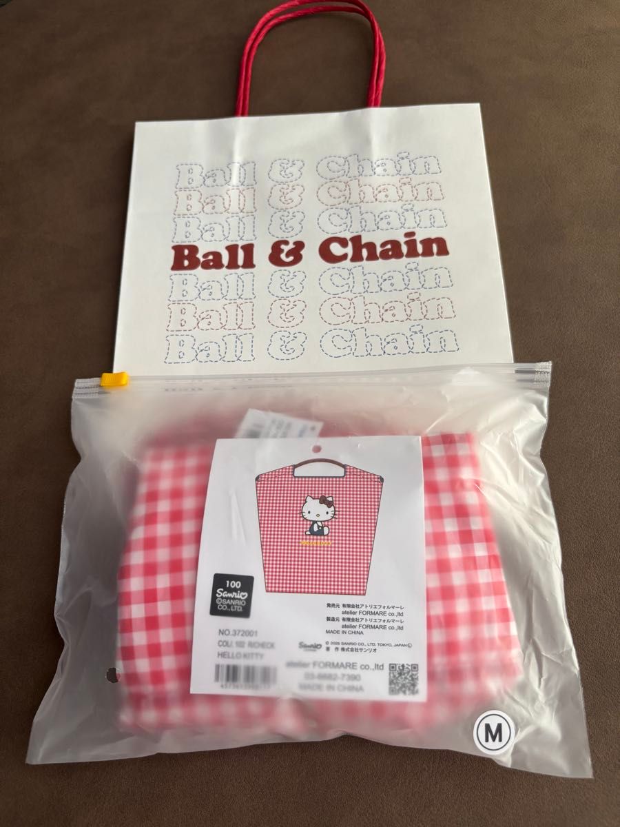 BALL & CHAIN ボールアンドチェーン サンリオ ハローキティ エコバッグ