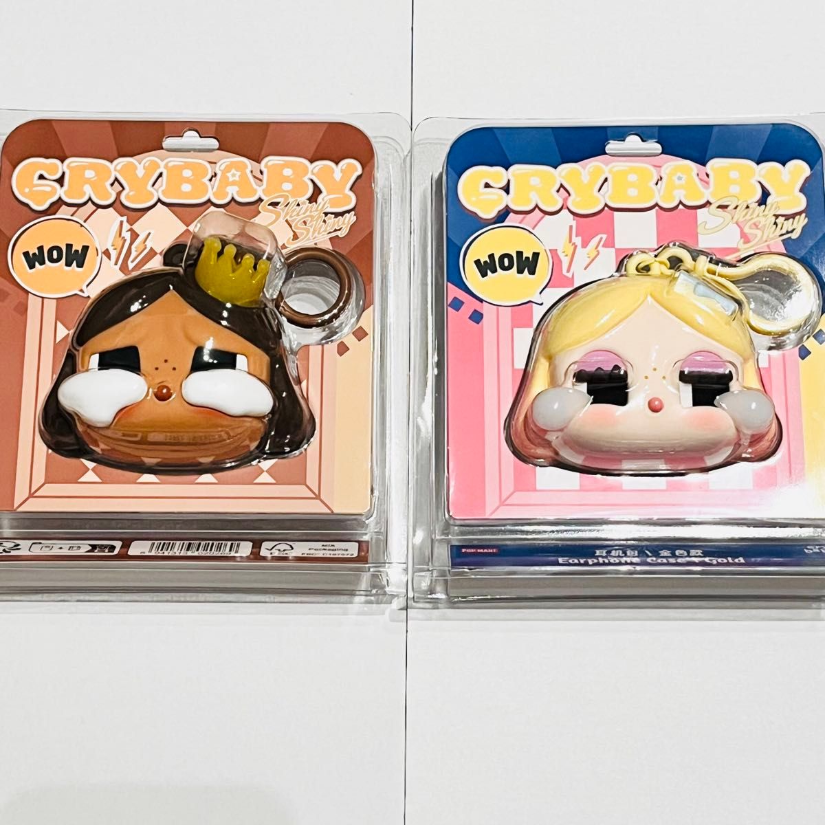 新品】POPMART CRYBABY クライベイビー イヤホンケース 2点セット