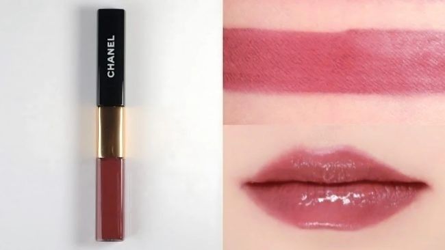 新品 CHANEL ルルージュデュオウルトラトゥニュ 48 ソフトローズ