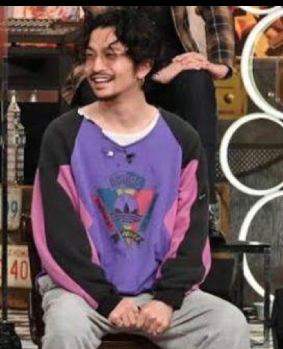 adidas 常田大希着用 スウェット トレーナー King Gnu ヴィンテージ