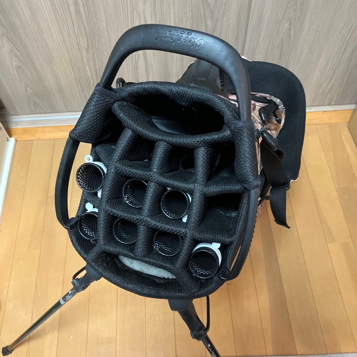 クリーブランド ゴルフ 14分割キャディバッグ スタンド式 迷彩柄 未