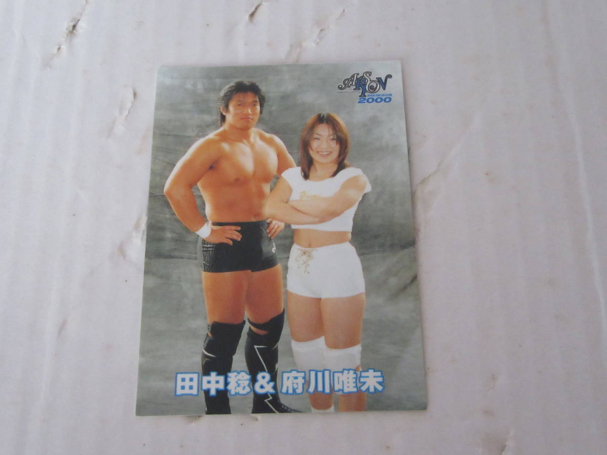 Yahoo!オークション - 府川唯未 田中稔 アルシオン2000 プロレス 府川