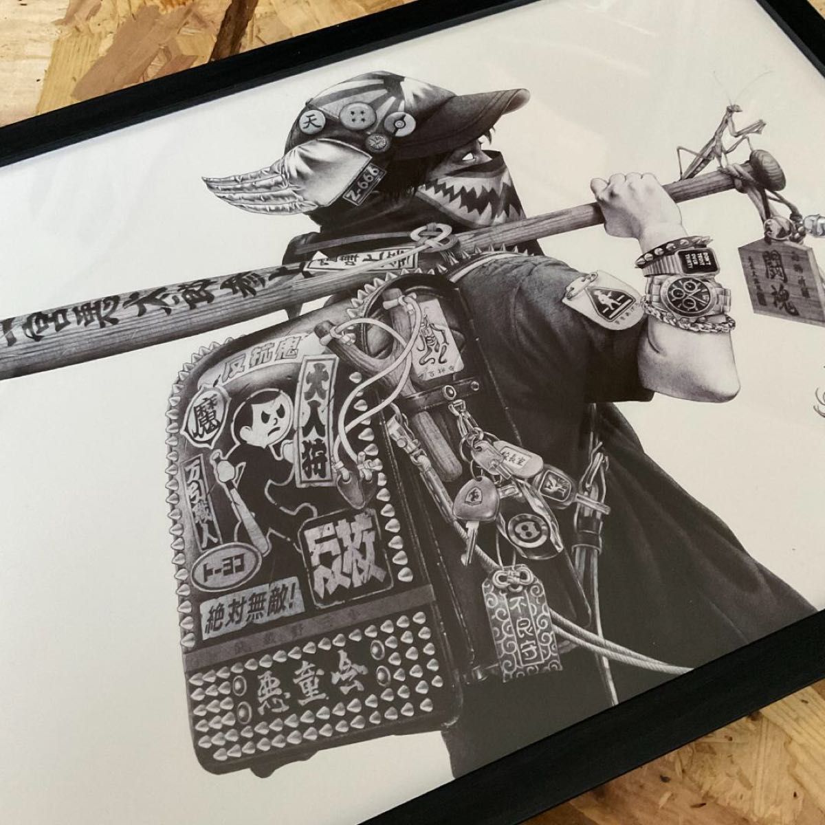 クーポン対象 大友昇平 / Shohei Otomo 「武装少年」 A3ポスター 額装