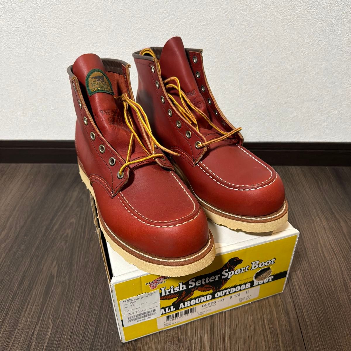 限定復刻デッドストック Red Wing 半円犬タグ アイリッシュセッター