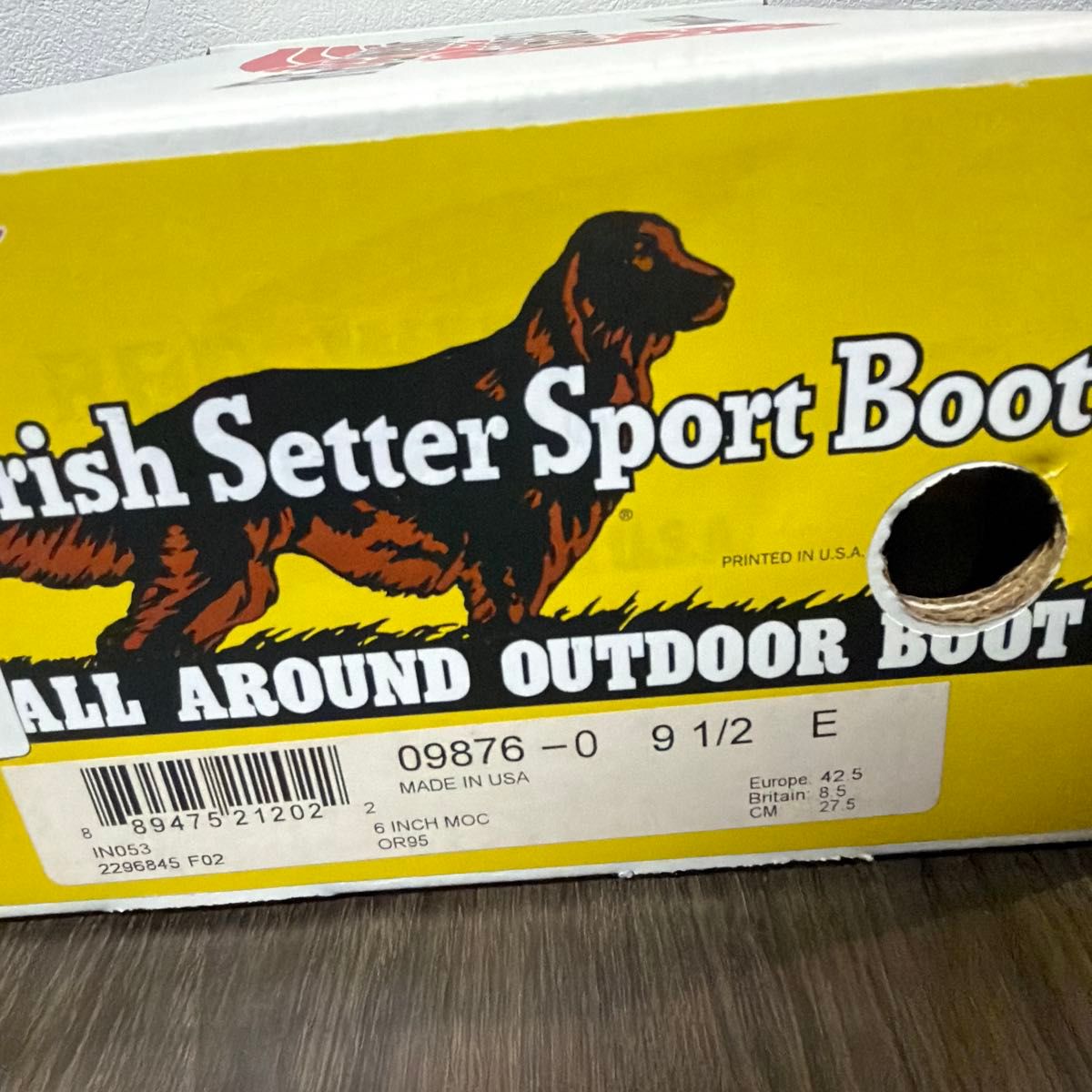 限定復刻デッドストック Red Wing 半円犬タグ アイリッシュセッター