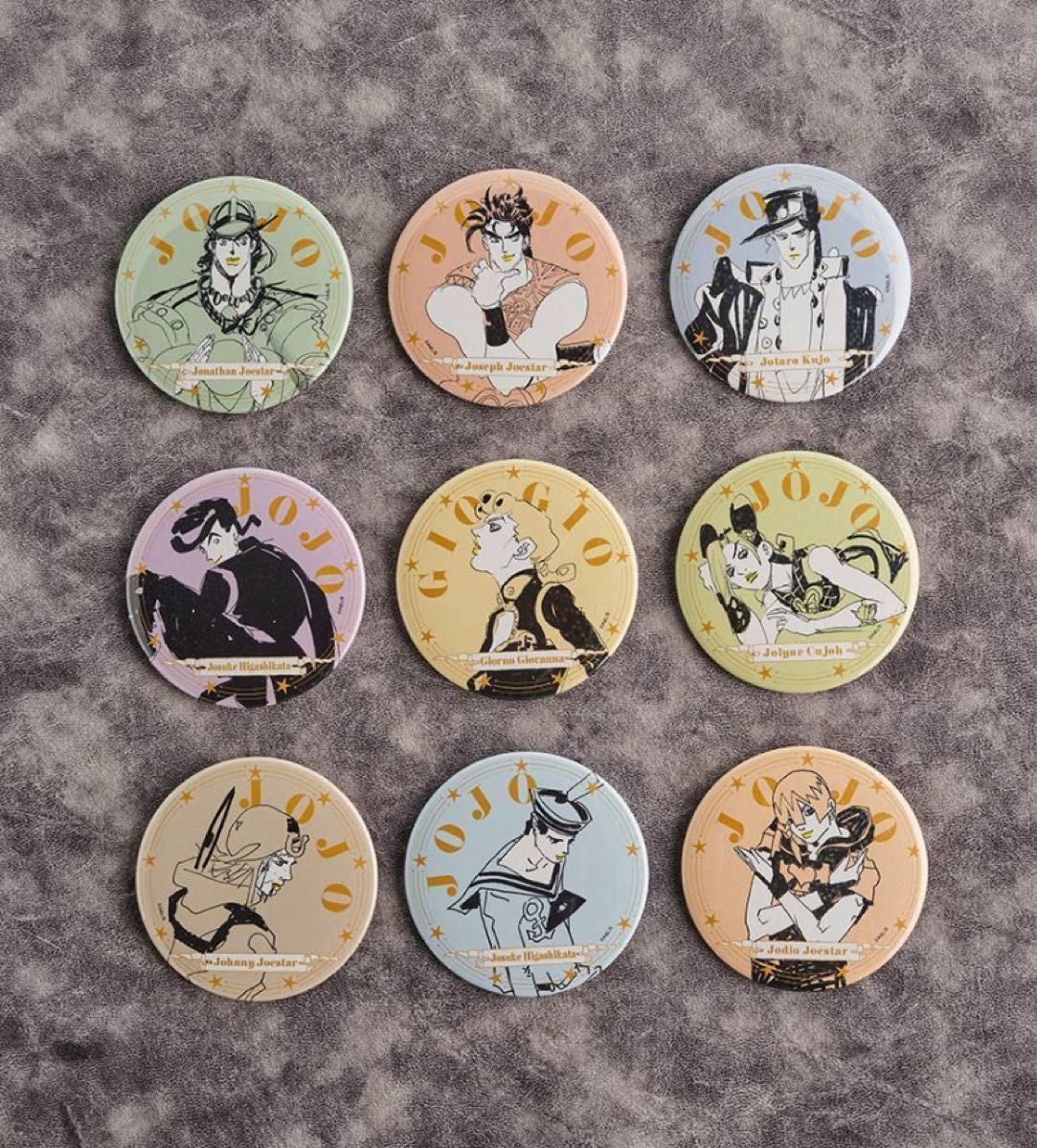 最後 ジョジョワールド 原作『ジョジョの奇妙な冒険』75mmホログラム缶