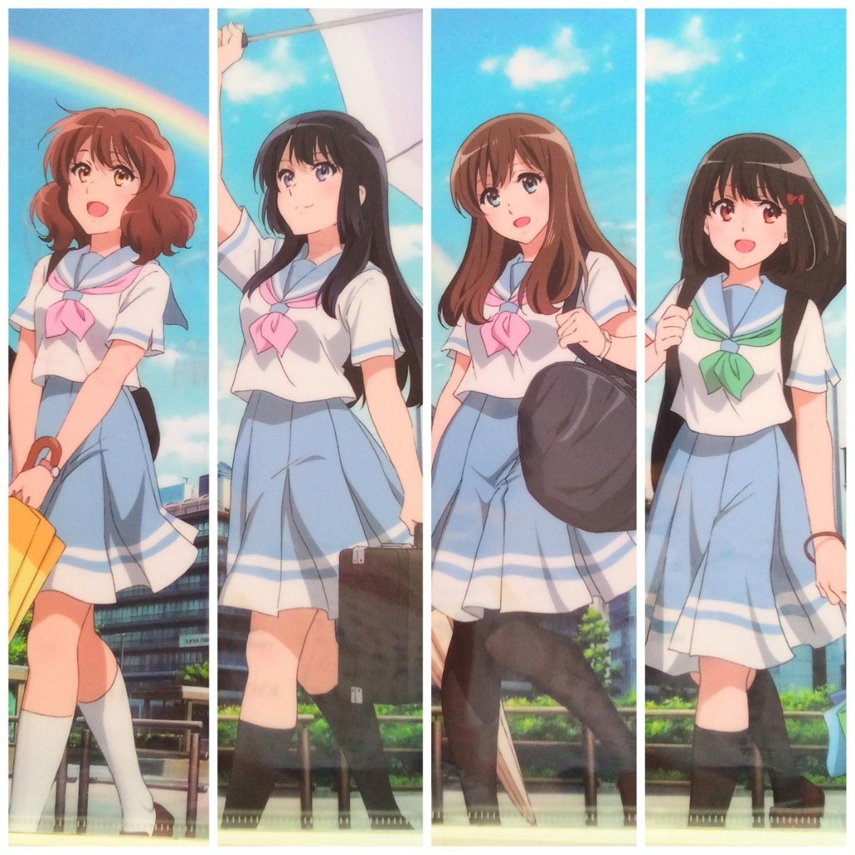 クリアファイル4枚】 京都タワー限定 響け ユーフォニアム 黄前久美子