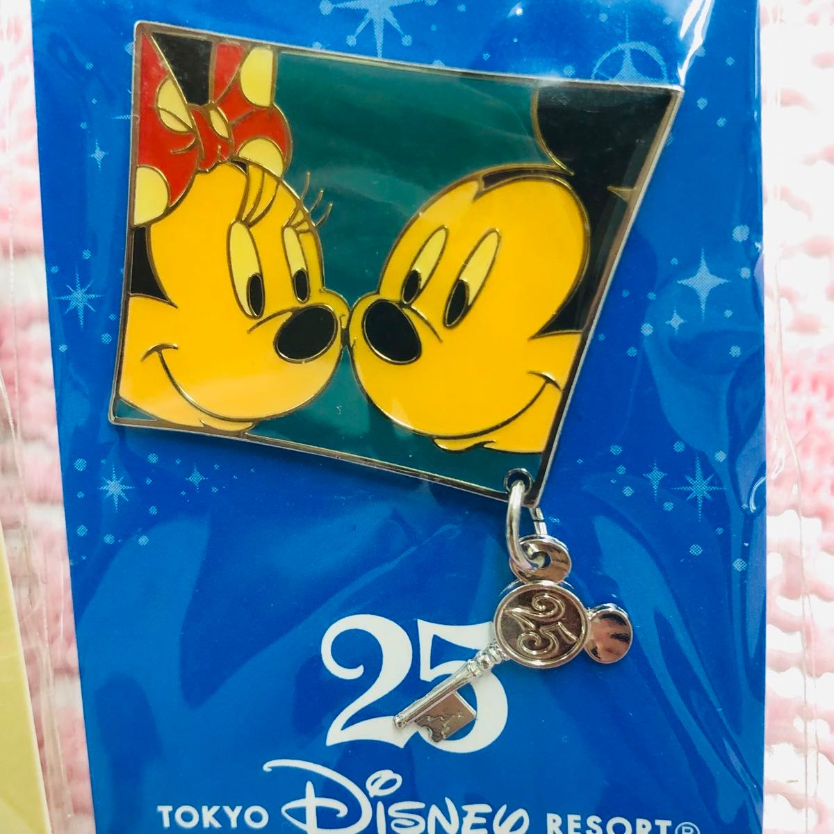 非売品未使用】25周年記念 ミッキー ミニー ピンバッジ セット