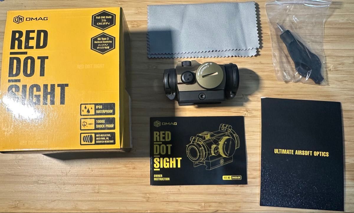 Aimpoint DMAG H2 T2 タイプ ドットサイト レプリカ FDE サバゲー