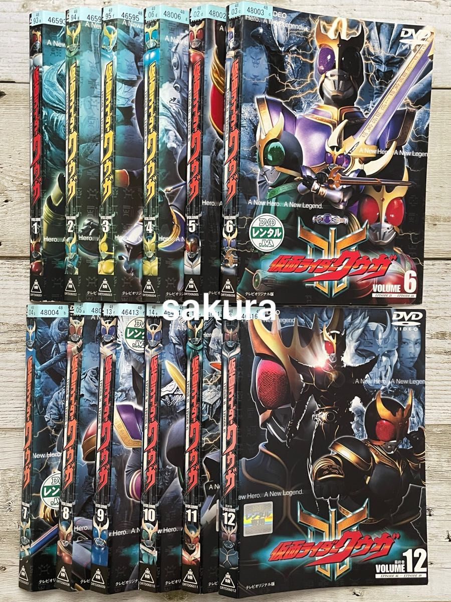 DVD 仮面ライダークウガ 全12巻 レンタル落ち 特撮ヒーロー スーパー