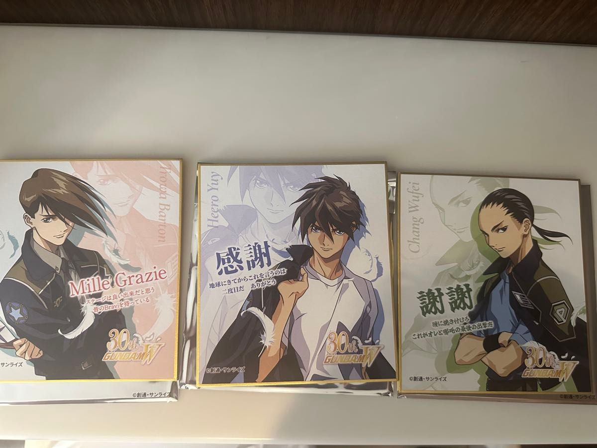 新機動戦記ガンダムW Endless Waltz特別篇 特典 色紙 全3種コンプ