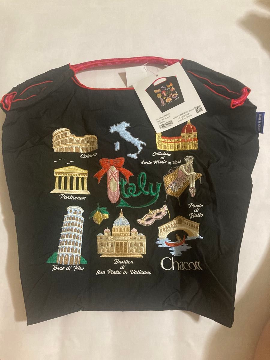 Chacott チャコット ×ボールアンドチェーン エコバッグ イタリア柄