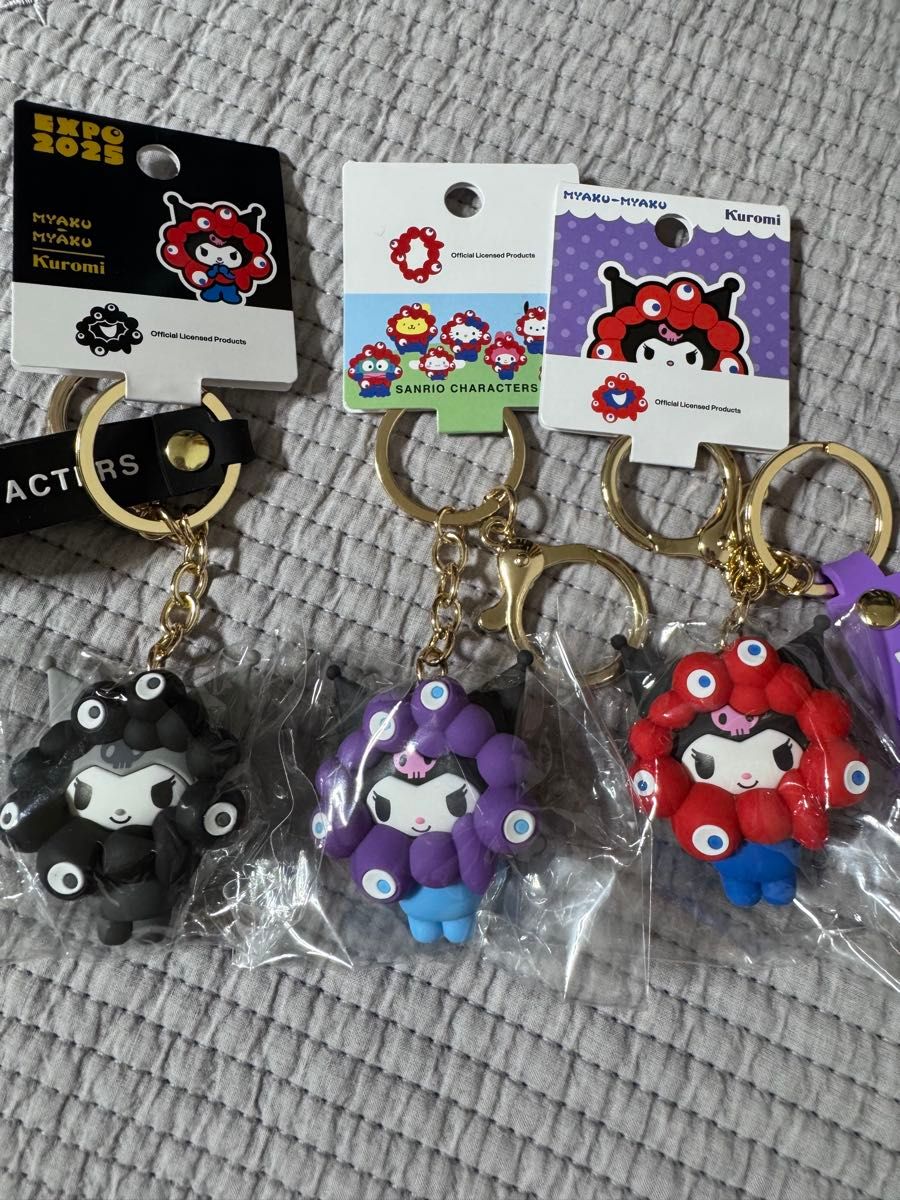 SALE大人気 関西万博 3点セット ミャクミャク サンリオ 黒 クロミ