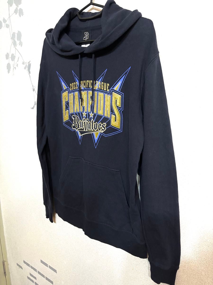 ORIX オリックスバファローズ 2022年 優勝記念 パーカー M 秋冬 フード