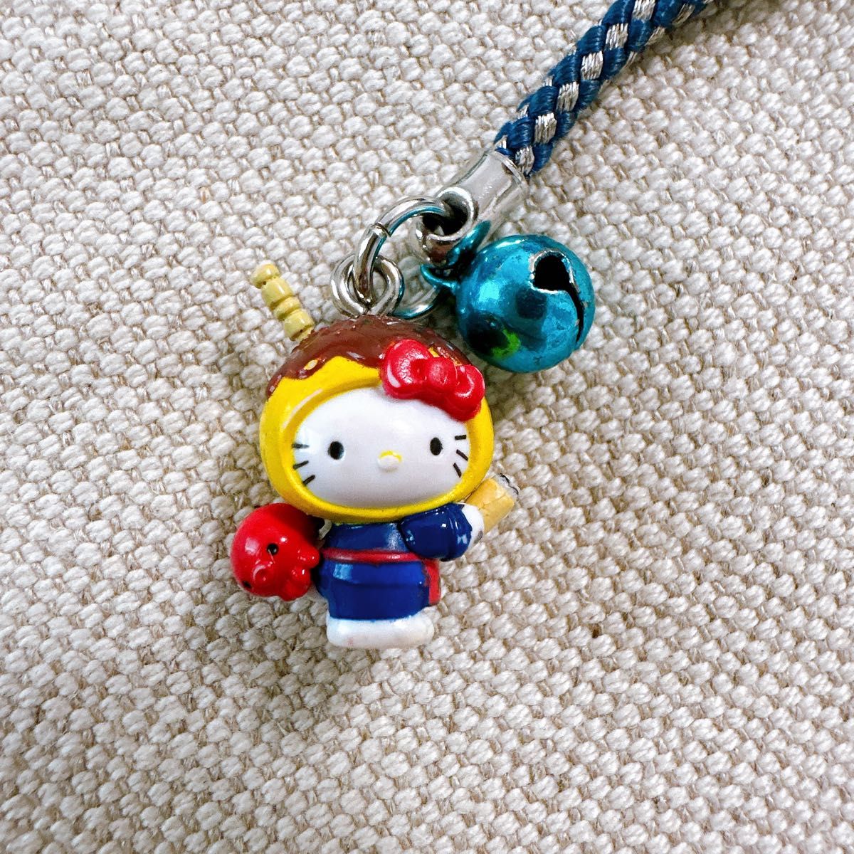 ハローキティ たこ焼き 大阪 根付け ストラップ ご当地キティ サンリオ