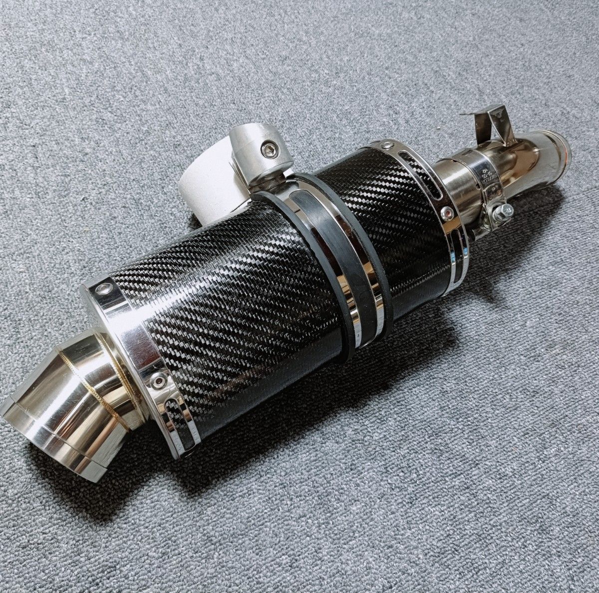 美品 Delkevicデルケビック GSX-S1000/F スリップオンカーボンマフラー