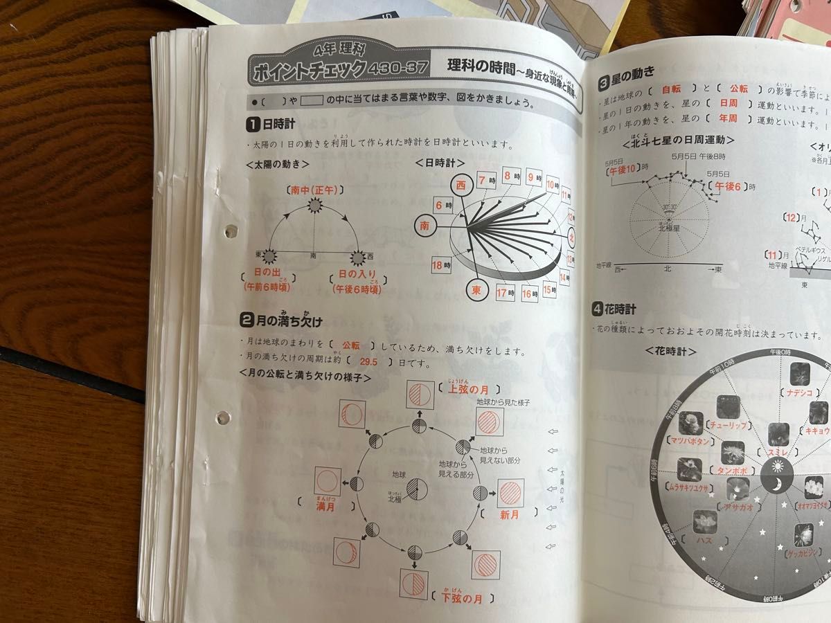 SAPIX 4年 理科 一年分 フルセット2015年 デイリーチェック スプリング