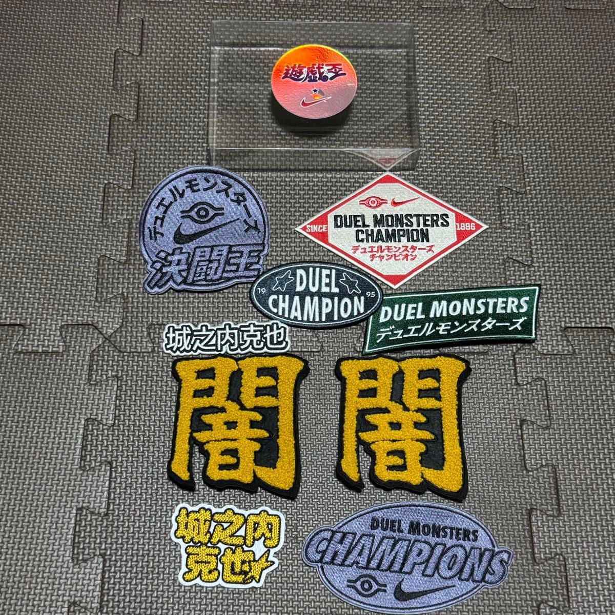 遊戯王 コラボ NIKE ワッペン ノベルティ 非売品 Rainbow 非売品】NIKE