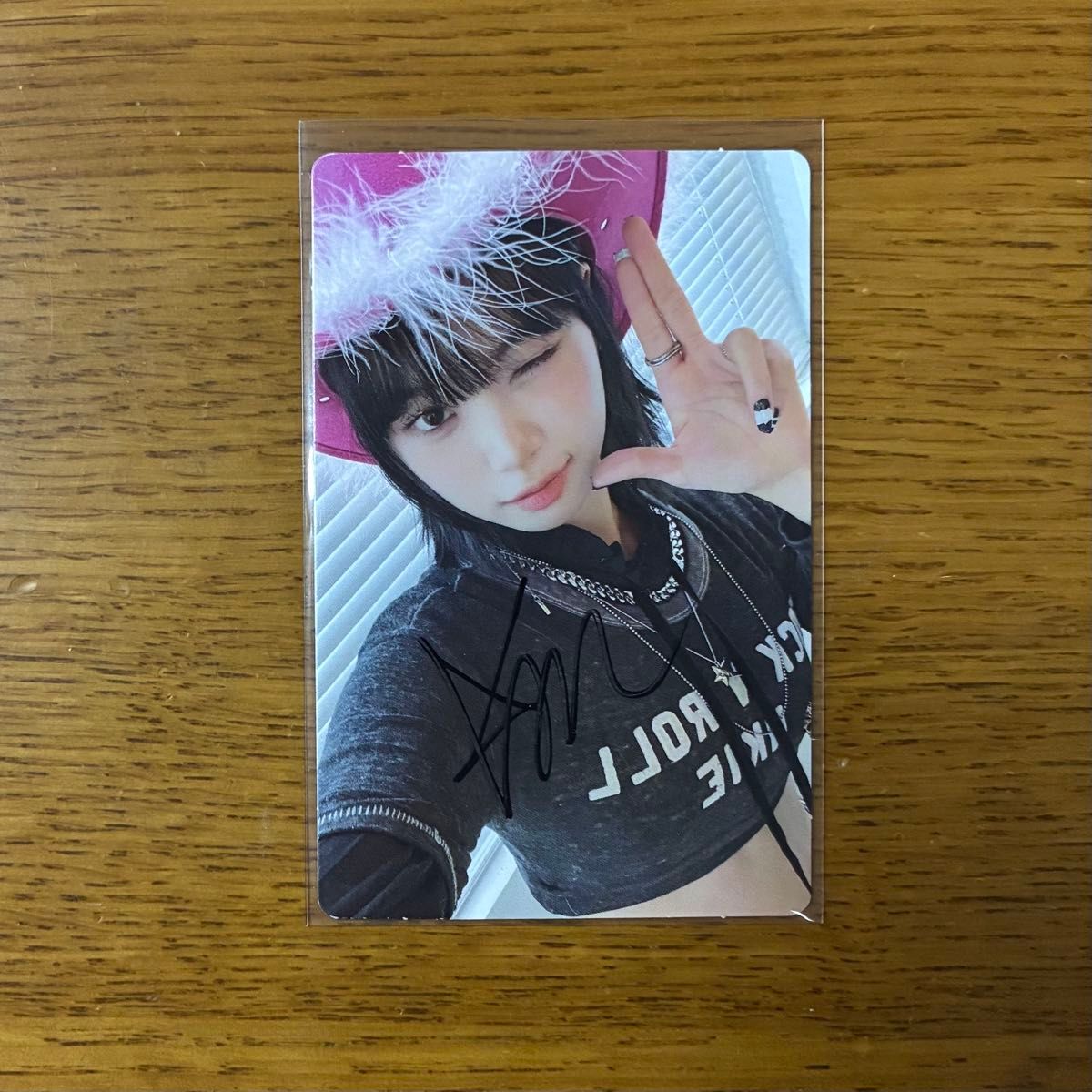 LE SSERAFIM チェウォン unforgiven トレカ サイン｜Yahoo!フリマ（旧