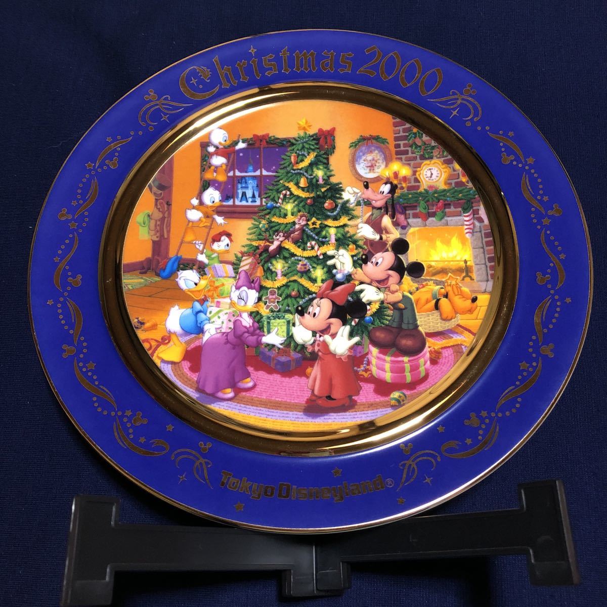 激レア希少品 東京ディズニーランド 2000年 クリスマスプレート 飾り皿