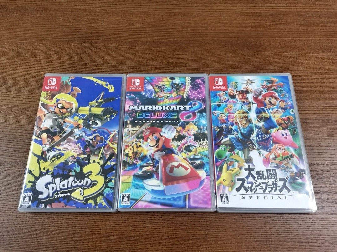 セットのため格安】スプラトゥーン3 マリオカート8 ポケモン