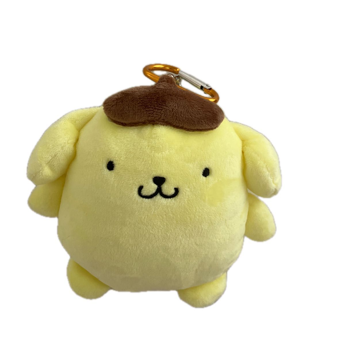 サンリオキャラクターズ がま口ポーチ【ポムポムプリン】カラビナ付き