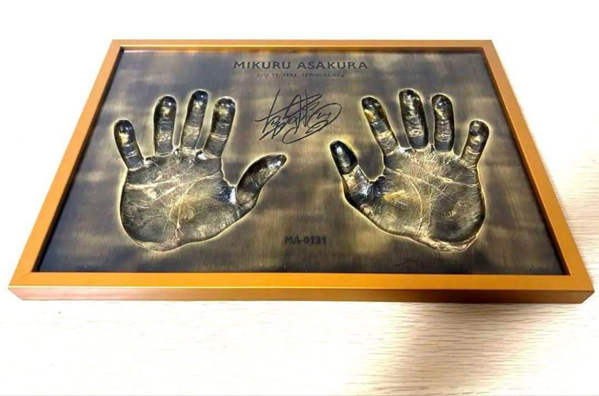 朝倉未来プレミアムハンドプレート限定 名前刻印無し｜Yahoo!フリマ