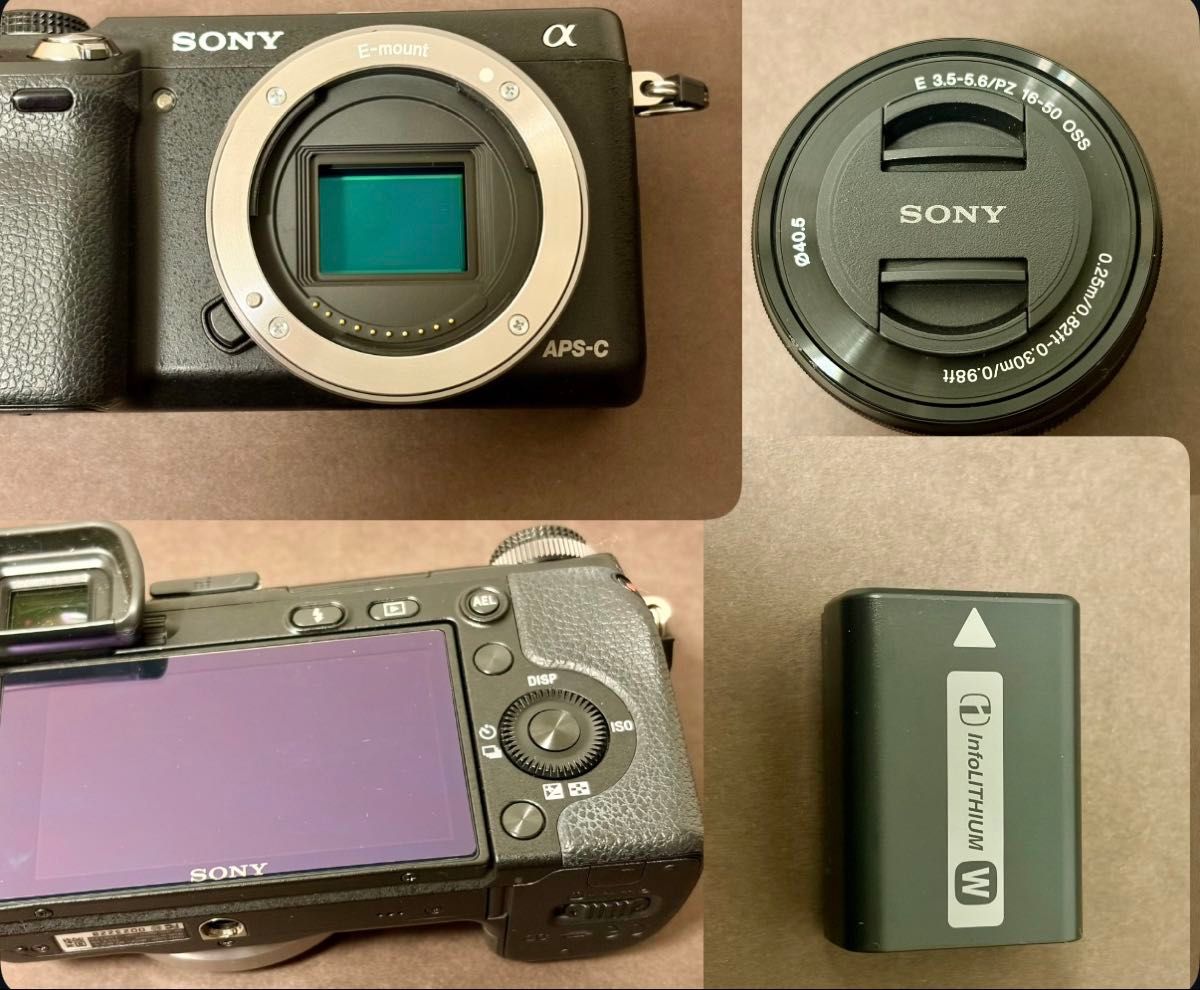 美品】Sony NEX-6 ミラーレス一眼カメラ レンズ バッテリー｜Yahoo
