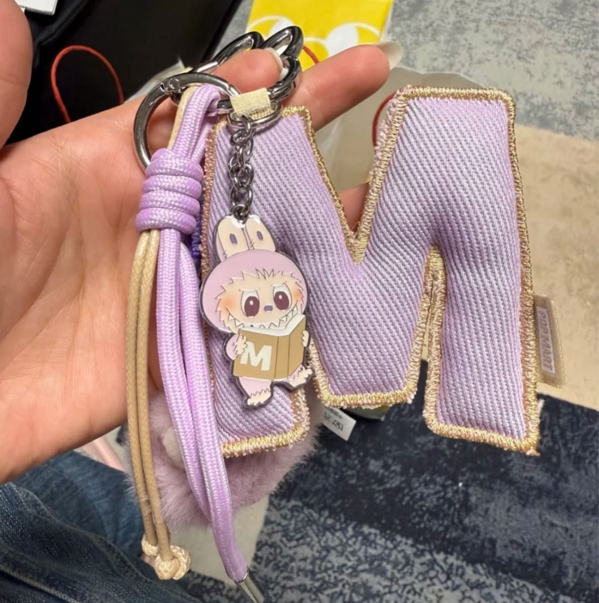 ラブブ Pin for love イニシャル キーリング M｜Yahoo!フリマ（旧