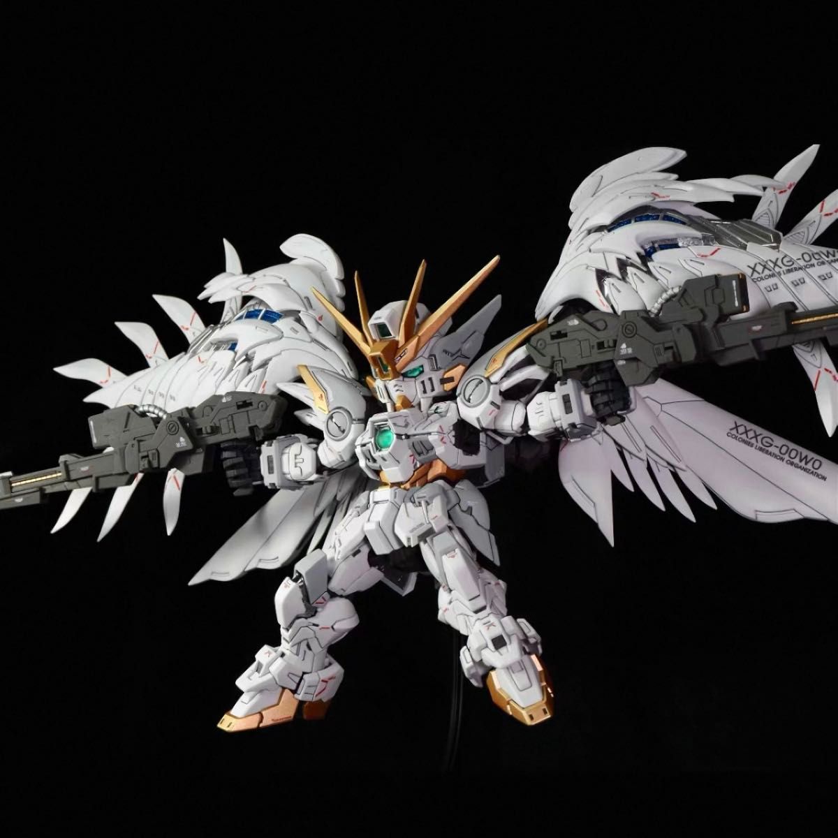 海外製 MGSD ウイングガンダム ゼロ スノーホワイトプレリュード