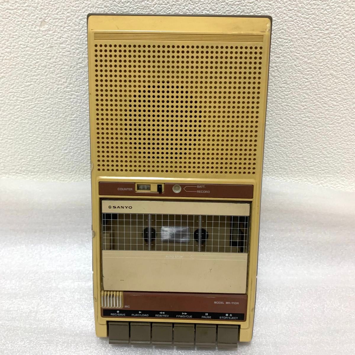 希少】SANYO サンヨー MR-11DR データ カセットレコーダー 昭和レトロ