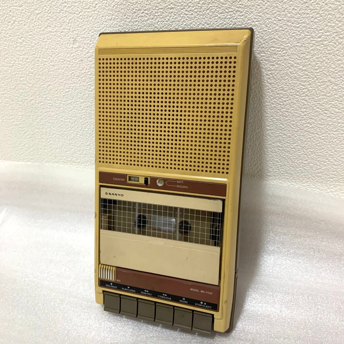 希少】SANYO サンヨー MR-11DR データ カセットレコーダー 昭和レトロ