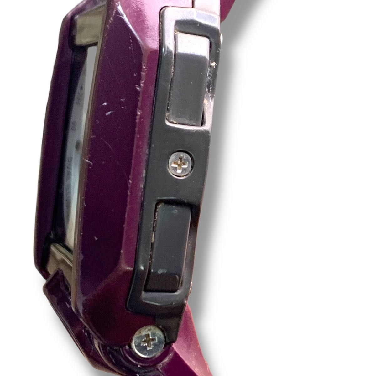 生産終了 海外モデル カシオ G-SHOCK パープル スクエア型 レアカラー