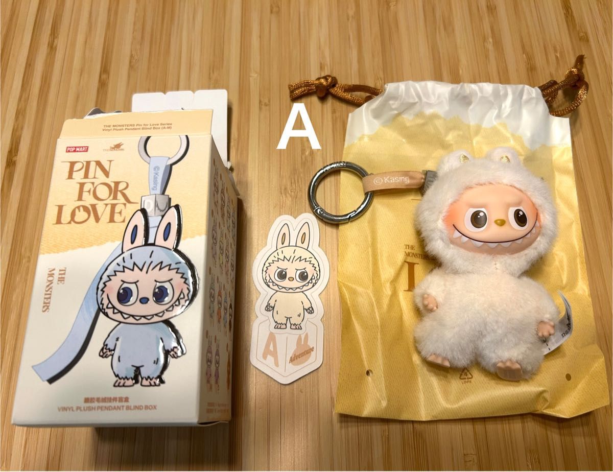 ラブブ イニシャル 【A】 POP MART THE MONSTERS PIN FOR LOVE｜Yahoo