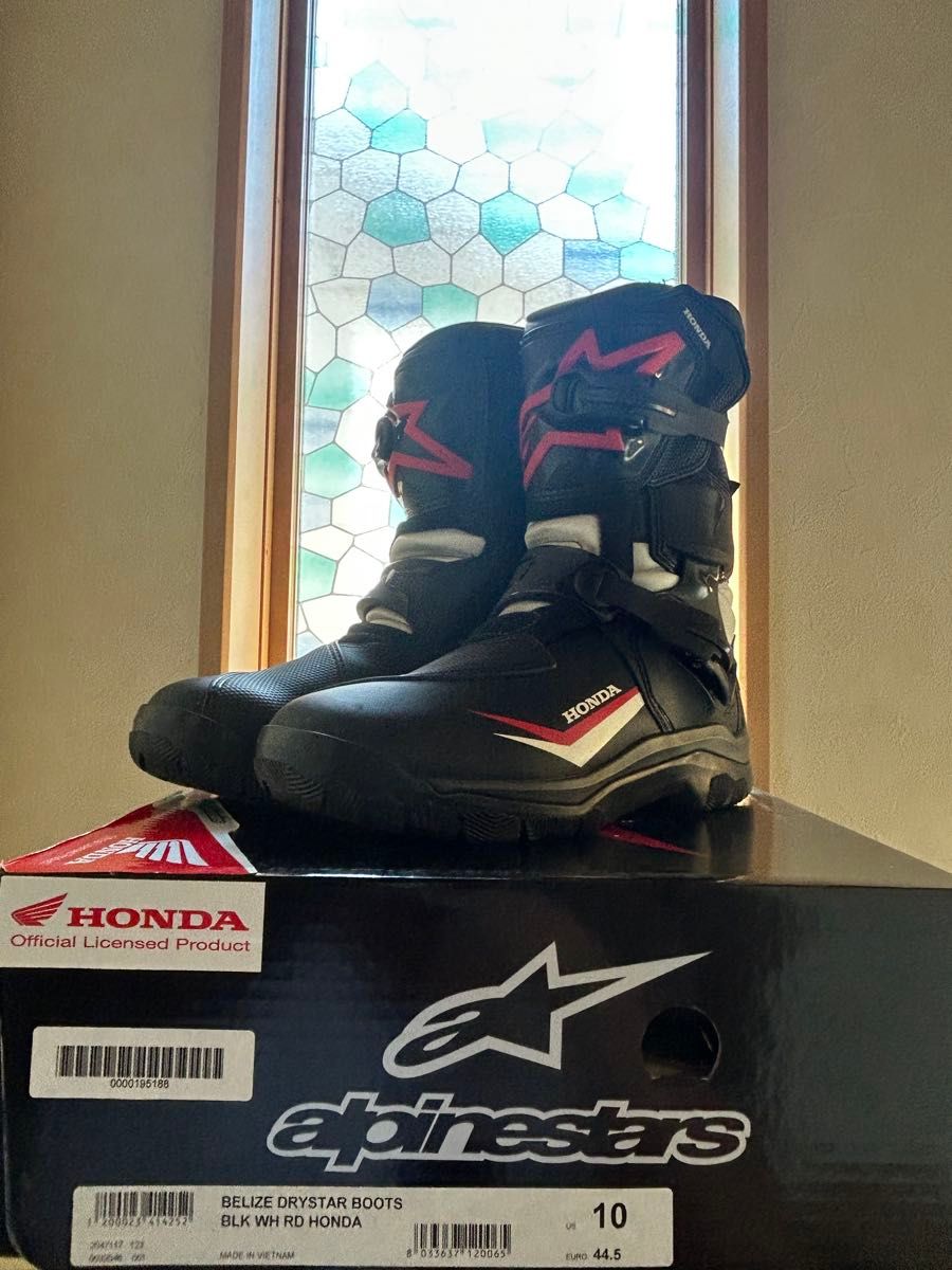 alpinestars HONDA BELIZE DRYSTAR BOOTS US10 EURO44 5 JPN29 0