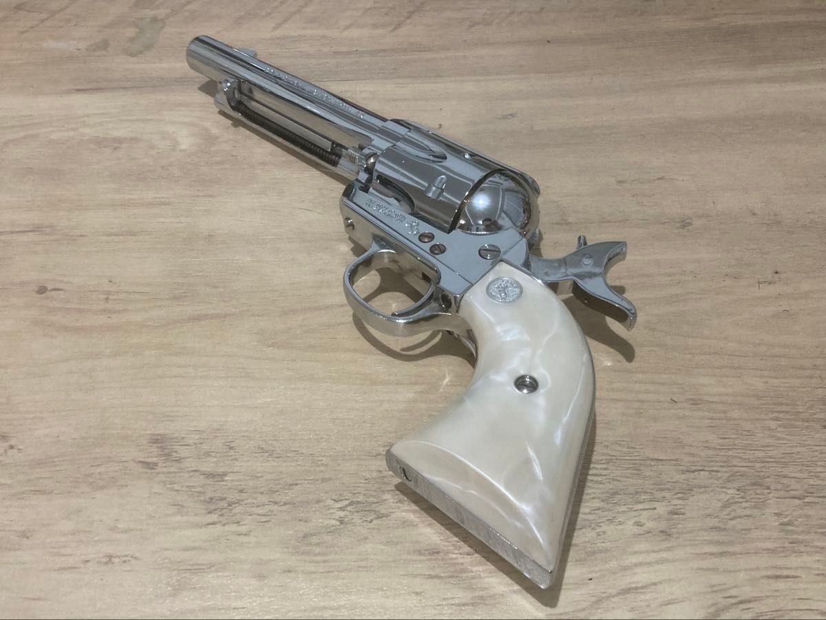 ハートフォード コルト SAA モデルガン ニッケル オールシルバー