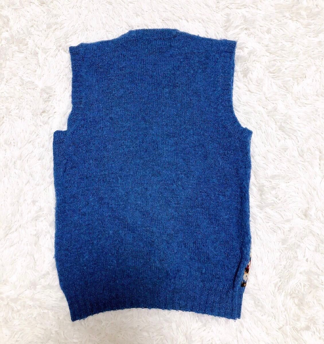 シップス別注 Jamieson's ジャミーソンズ ニット ベスト 幾何学模様