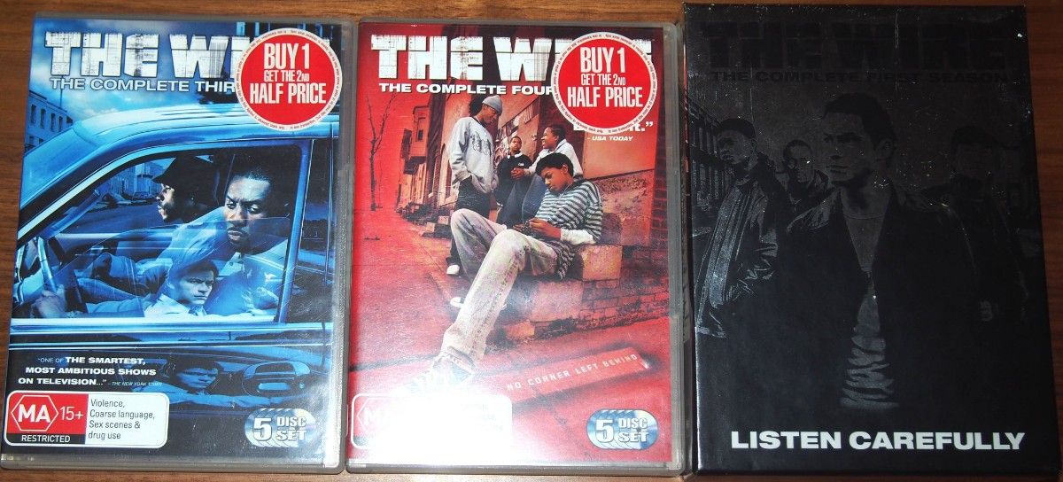 輸入盤 ザ・ワイヤー DVD THE WIRE The Complete FIRST THIRD FOURTH 1