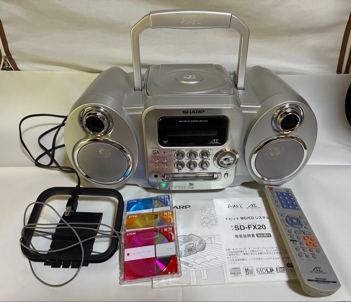SHARP 1ビットMD/CDシステム SD-FX20 シャープ｜Yahoo!フリマ（旧