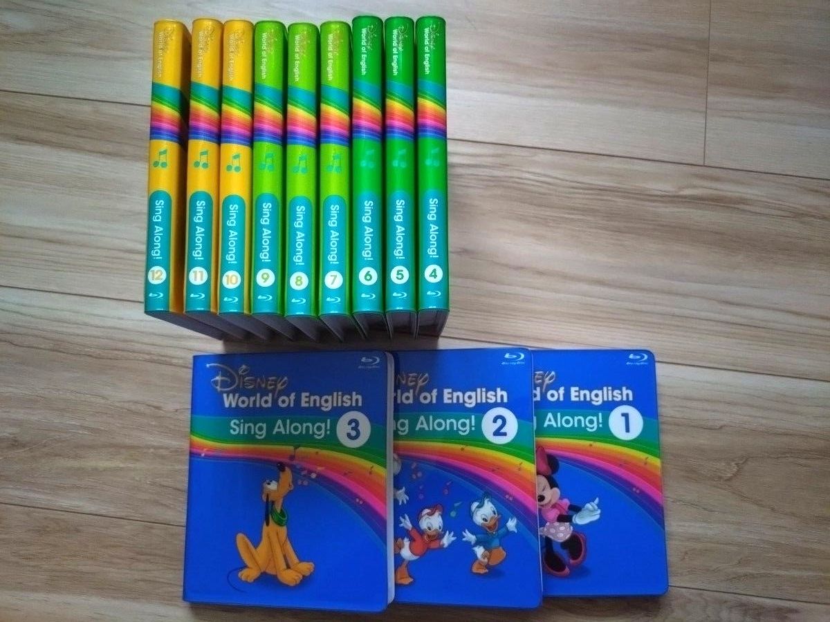 ケースのみ】DWE ディズニー英語システム Sing Along Blu-ray 12枚