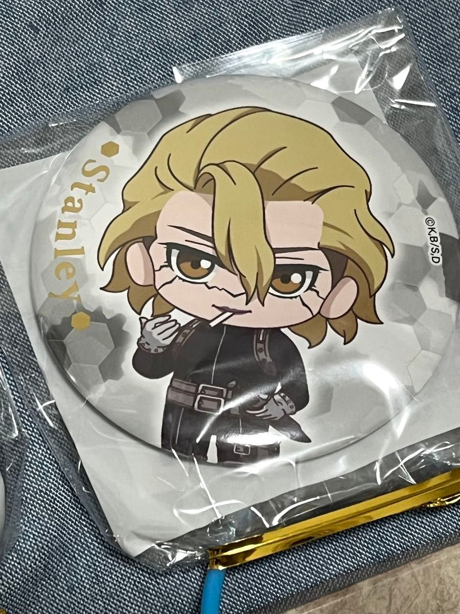 GiGO限定 Dr STONE BIGアクリルスタンド＆ミニキャラ缶バッジセット Dr