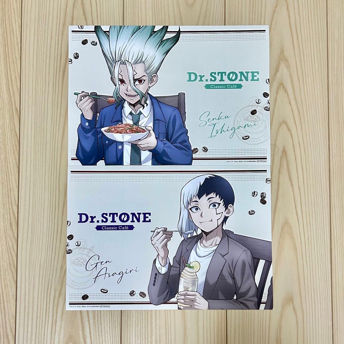 Dr STONE 千空 ゲン 純喫茶 特典 ランチョンマット AMOCAFE｜Yahoo