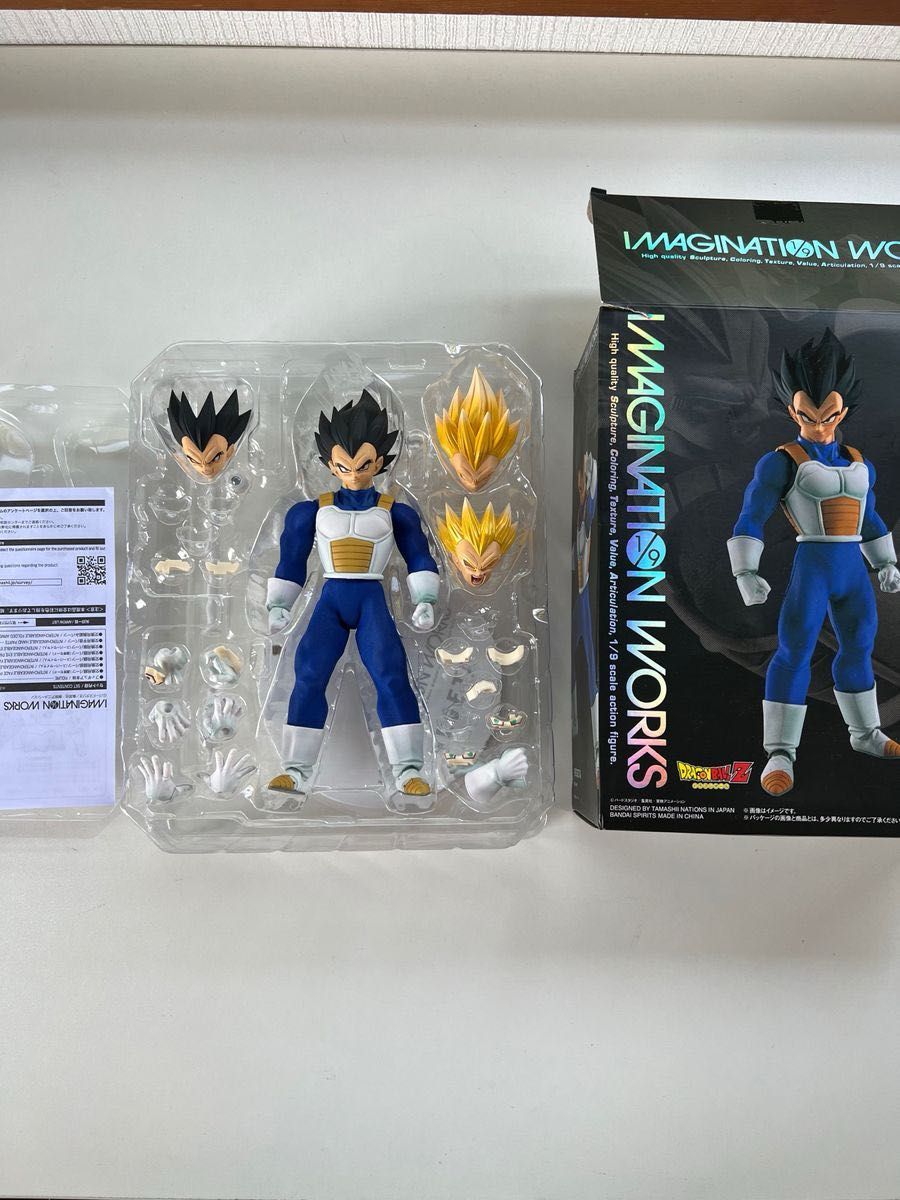 IMAGINATION WORKS ドラゴンボールZ 悟空+ベジータ セット 可動式