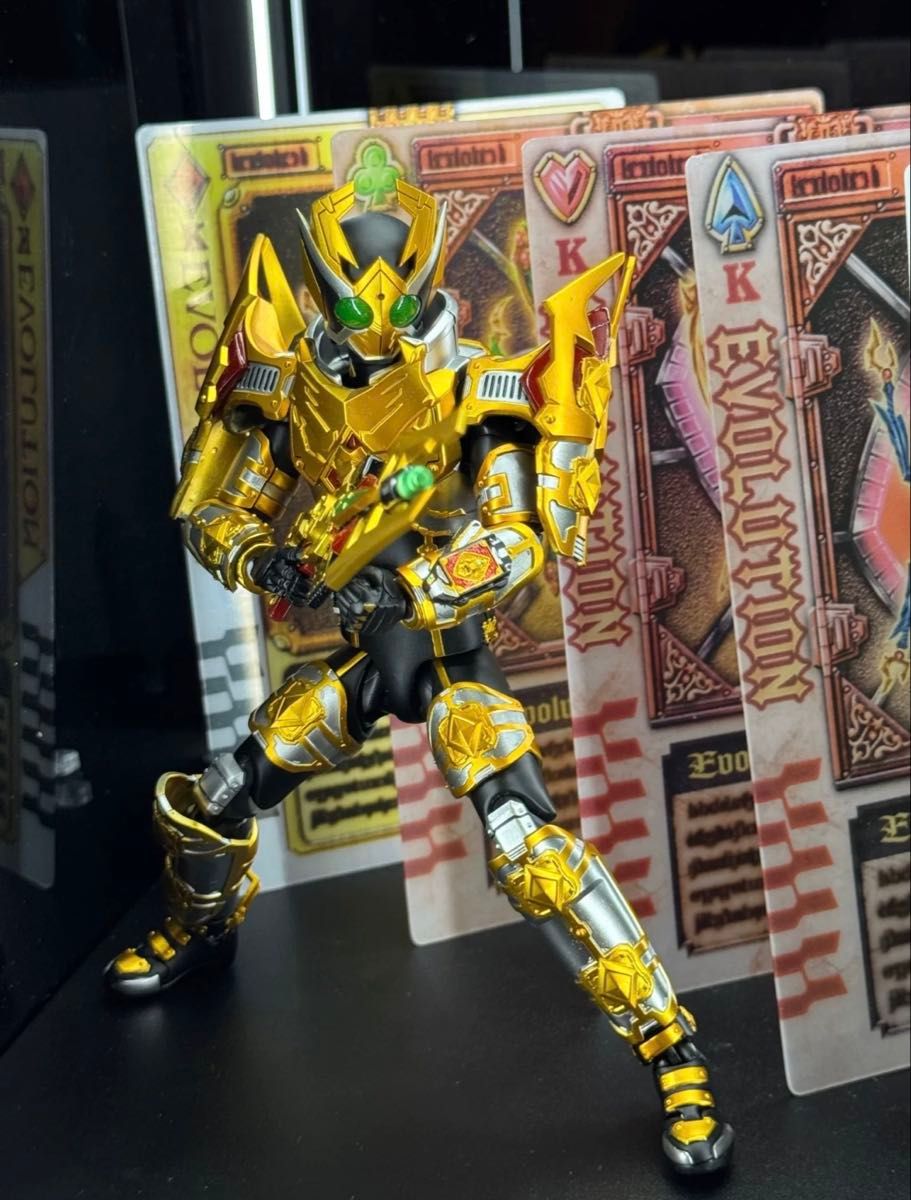 改造品S H Figuarts 真骨彫 仮面ライダーギャレンキングフォーム 発光