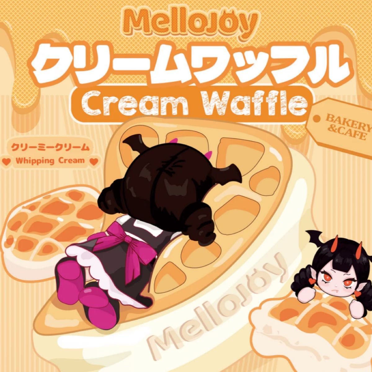 Mellojoy メロジョイ スクイーズ クリームワッフル 丸・三角2個セット