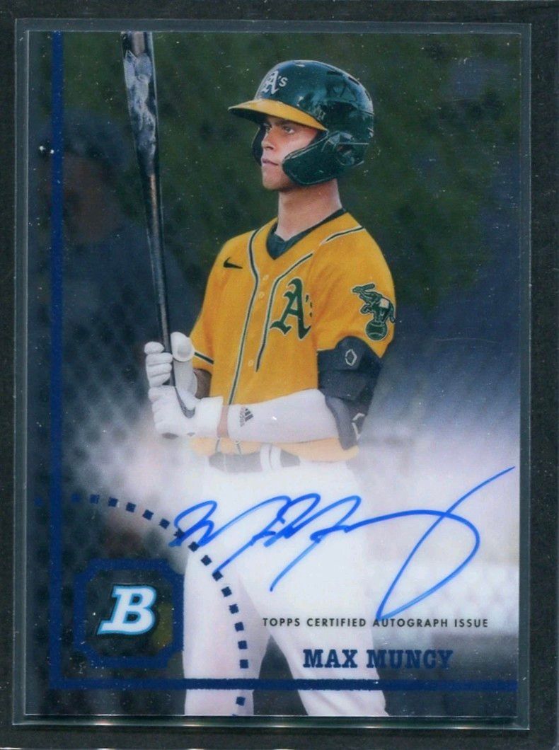 Bowman Max Muncy auto マックス マンシー サイン 注目ルーキー TOPPS