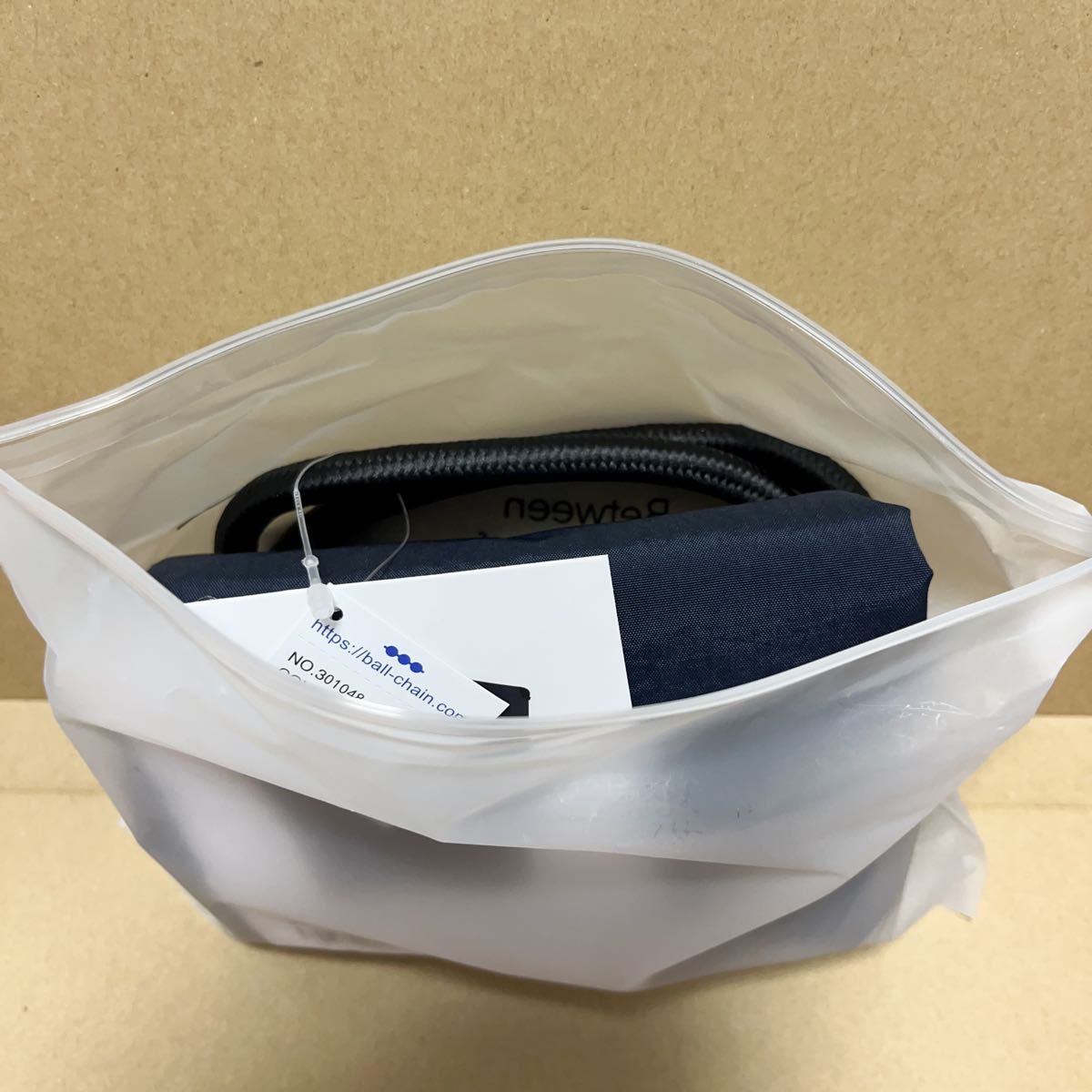 ball&chain ボールアンドチェーン 神戸限定ハート ネイビー エコバッグ