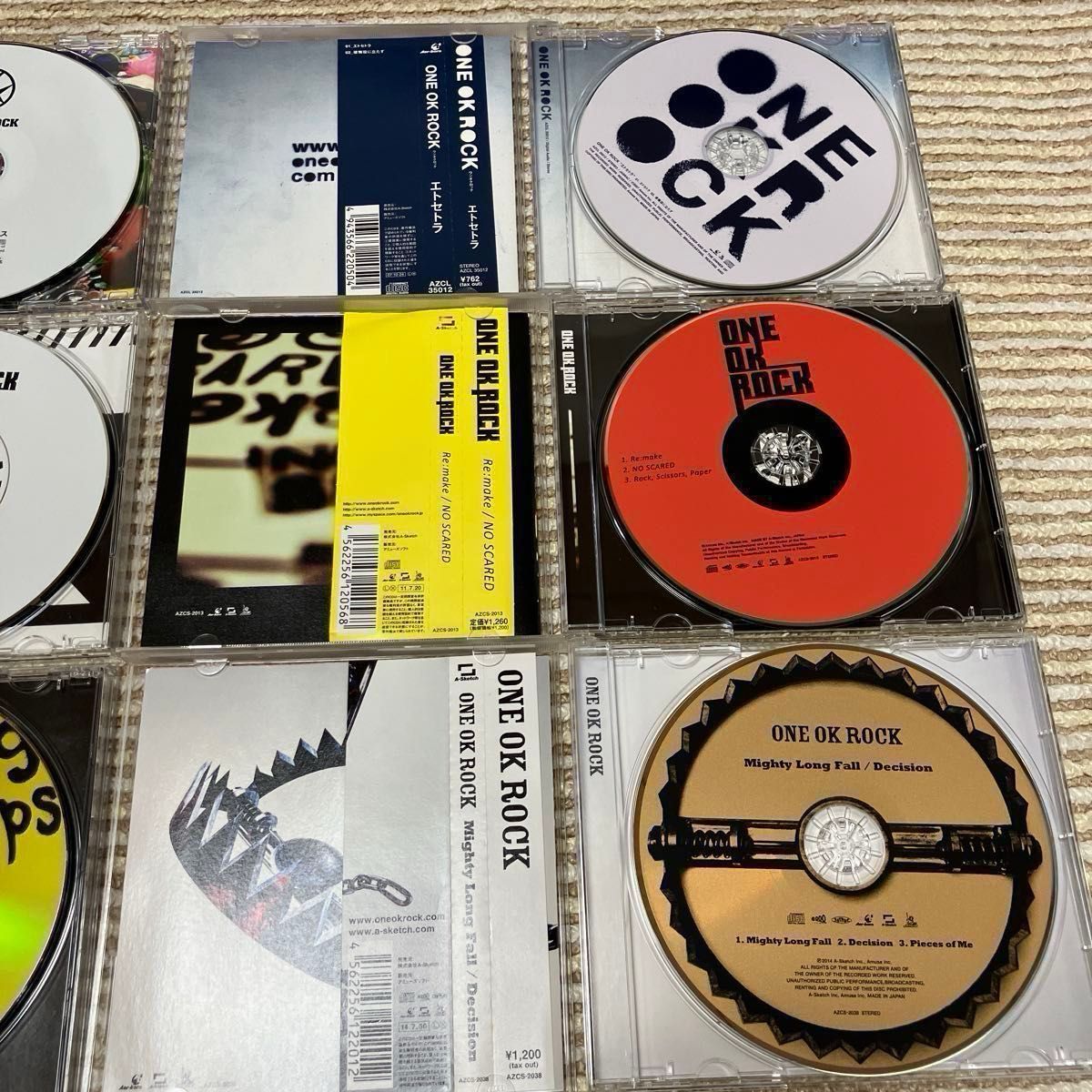 ONE OK ROCK シングル CD 全9枚セット 帯付き｜Yahoo!フリマ（旧PayPay