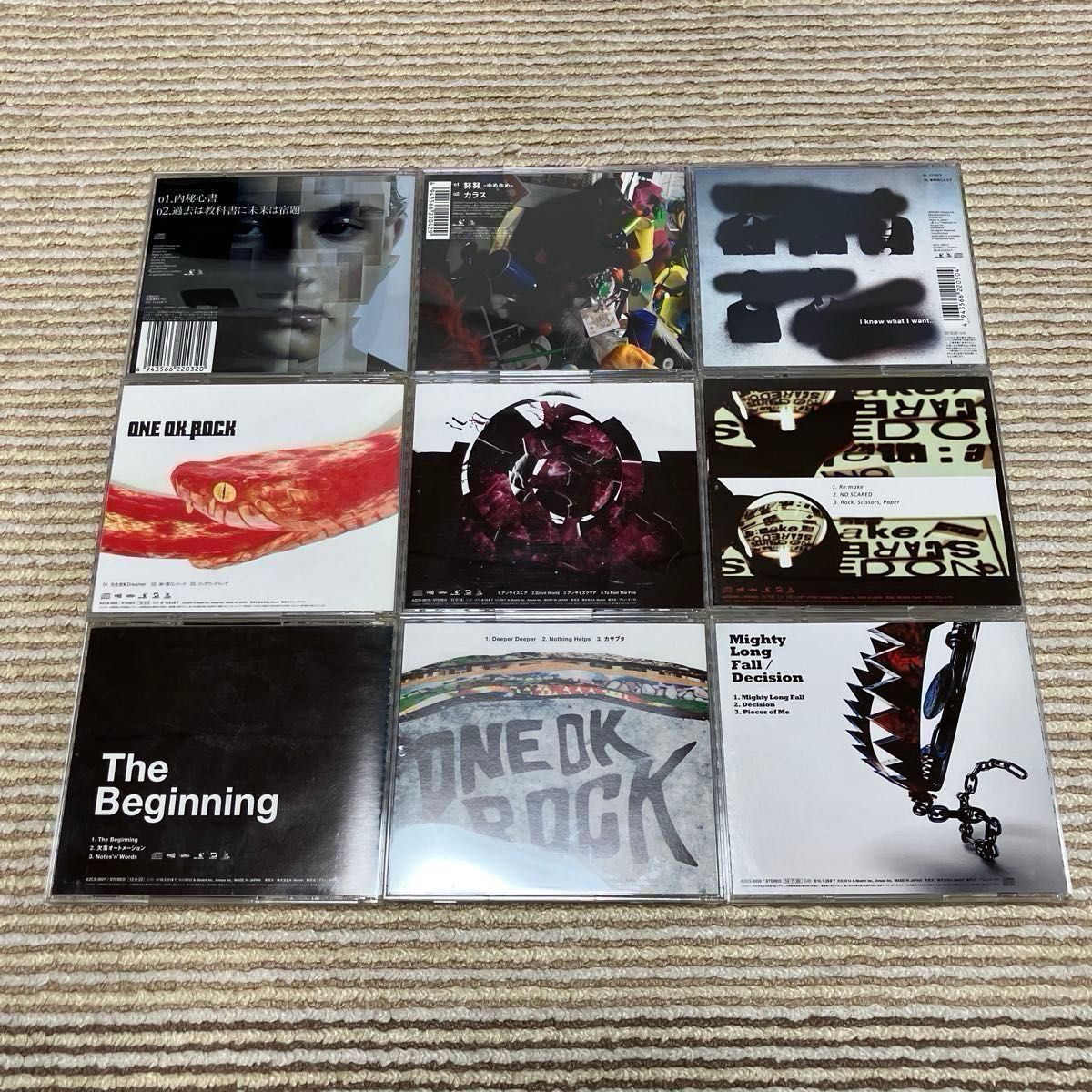 ONE OK ROCK シングル CD 全9枚セット 帯付き｜Yahoo!フリマ（旧PayPay