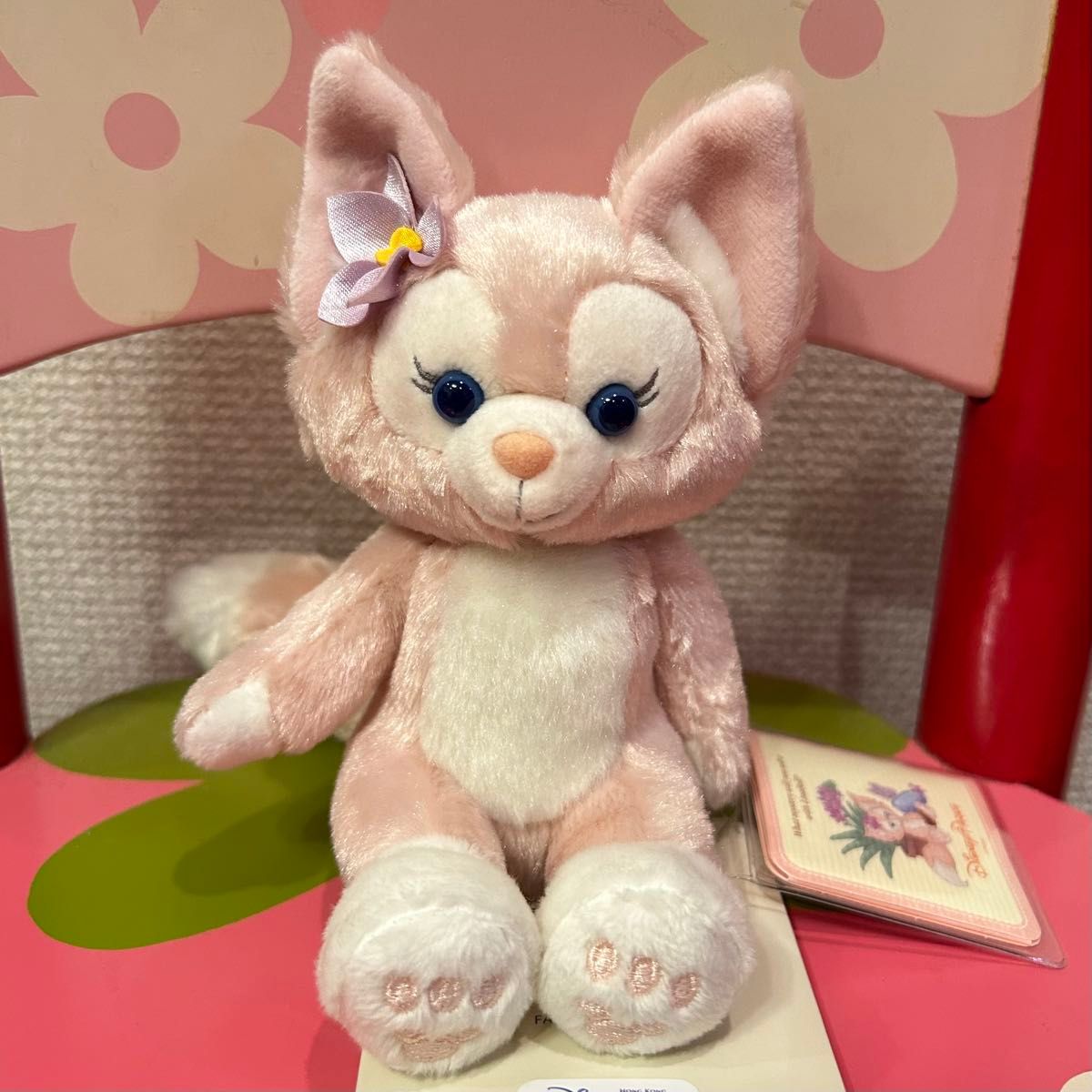 香港ディズニー リーナベル 肩乗せぬいぐるみ 新品タグ付き 日本未発売